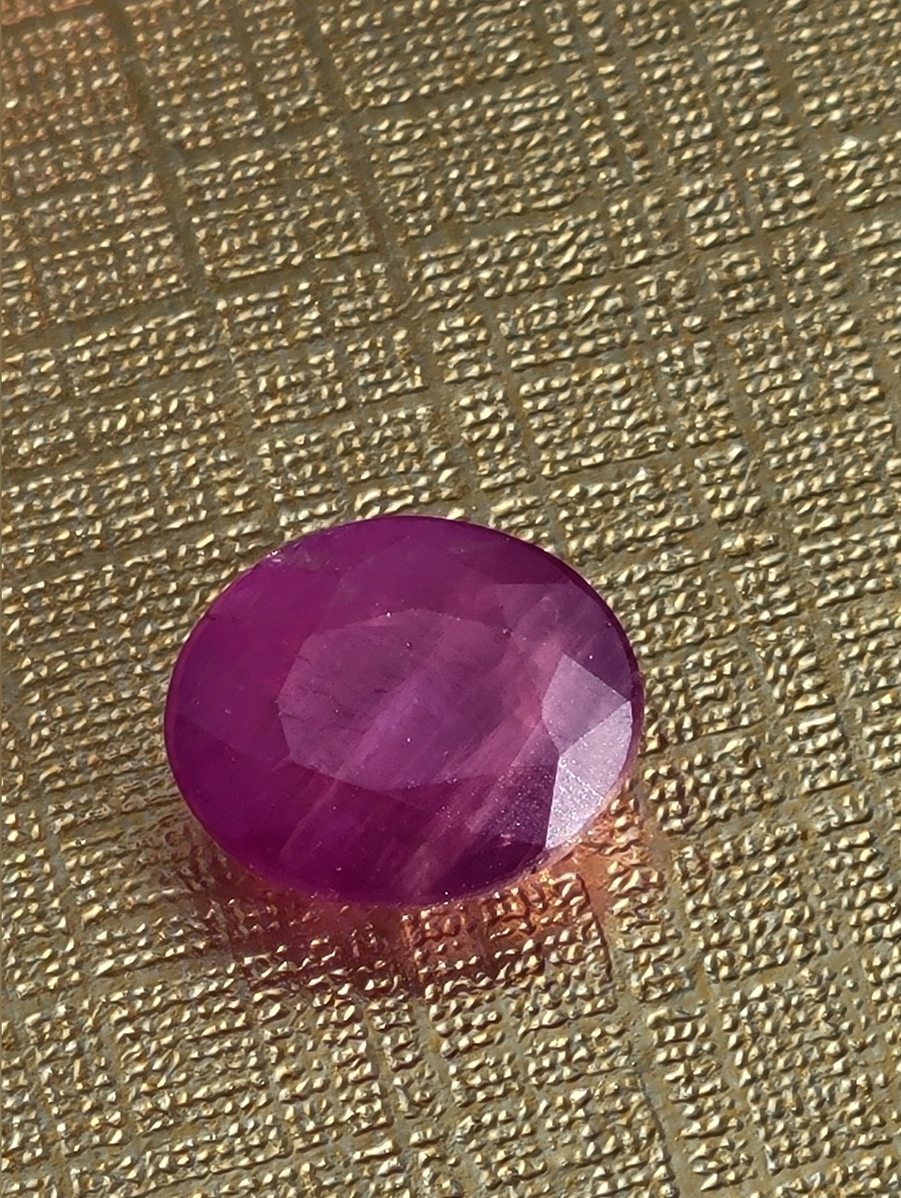 $500 1.92CT Loose Natural Red African Ruby No Heat, Oval Cut 8.06x6.73MM